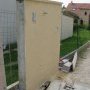Le muret avant grattage