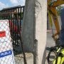 Malgré la chaleur, on attaque la réfection du poteau des voisin emporté au (...)