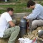 Réduction de diamètre imposé par l'épaisseur du muret