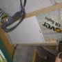 Le plafond des futurs WC