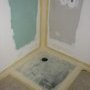 Traitement des angles de la douche