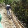 Installation des bouts de tube de PVC pour les réservations des poteaux de (...)