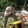 Soudure de la rembarde de la terrasse