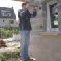 Petite fenêtre de la cuisine : préparation pour la pose du volet