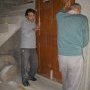 Pose de la porte