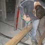 Lamages pour cacher les boulons de fixation du poteau d'axe de (...)