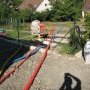50m de tube PE à passer dans les gaines pour l'eau et le gaz, du cable (...)