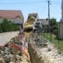 La gaine d'éclairage ressort à 3 endroits le long du chemin, pour y (...)