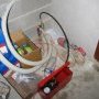 La pompe d'épreuve en cours de test