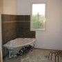 Baignoire en place