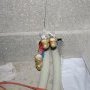 Derniers raccords PER dans la garage