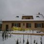 Neige derrière